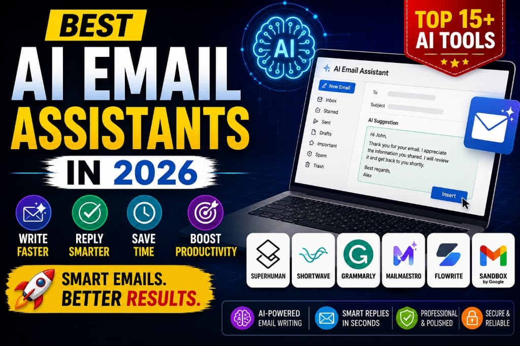 Best AI Email Assistants in 2026 (Free & Paid)