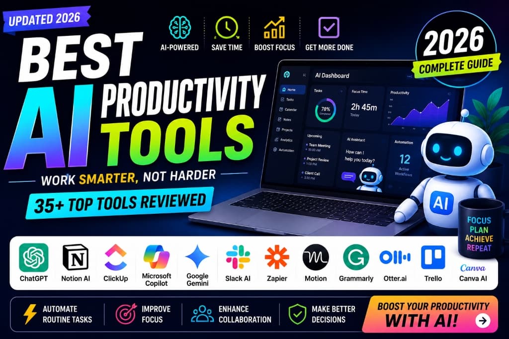 Best AI Productivity Tools in 2026 (Complete Guide)