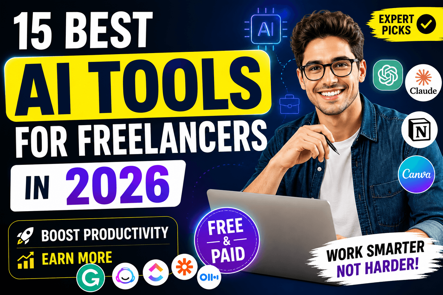 15 Best AI Tools for Freelancers in 2026