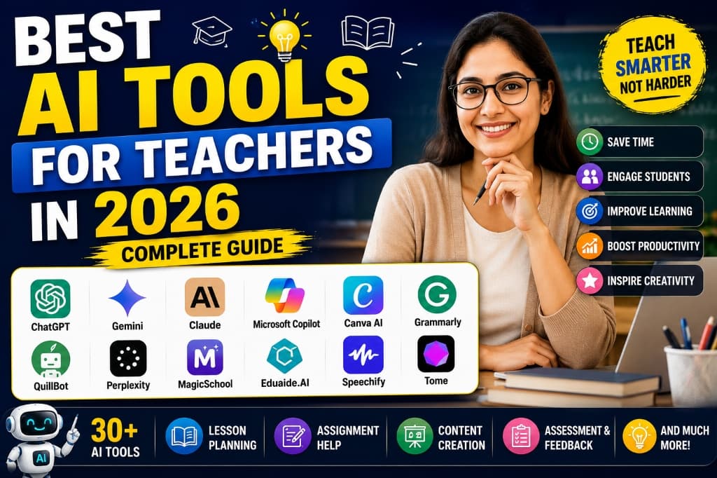 Best AI Tools for Teachers in 2026 (Complete Guide)