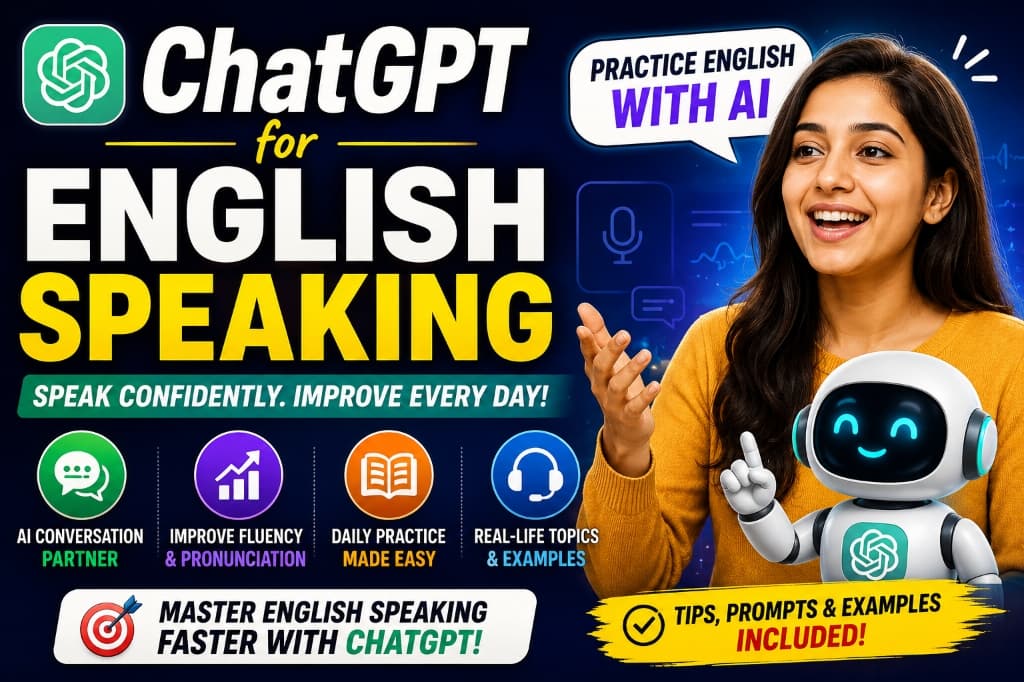 How to Use ChatGPT for English Speaking (Free AI Voice Partner & Prompts)