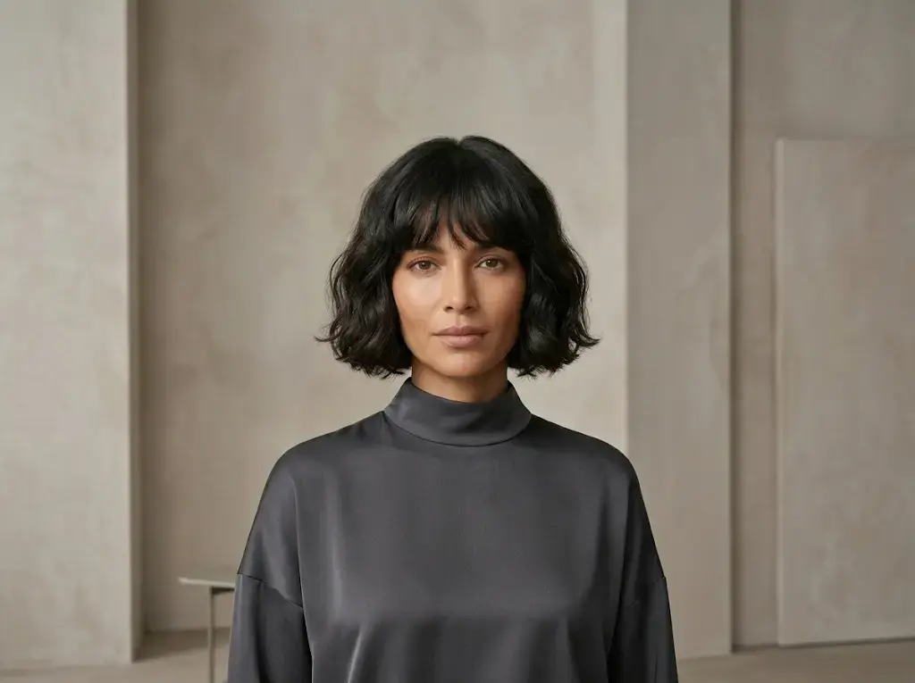 Studio Side Profile Portrait AI Prompt