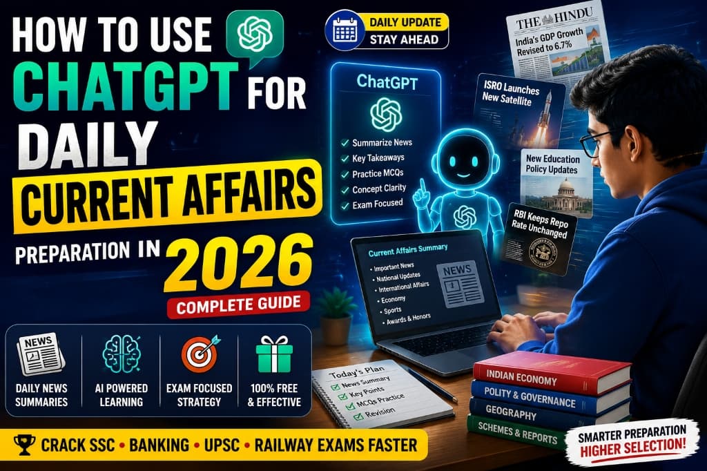 How to Use ChatGPT for Daily Current Affairs Preparation in 2026