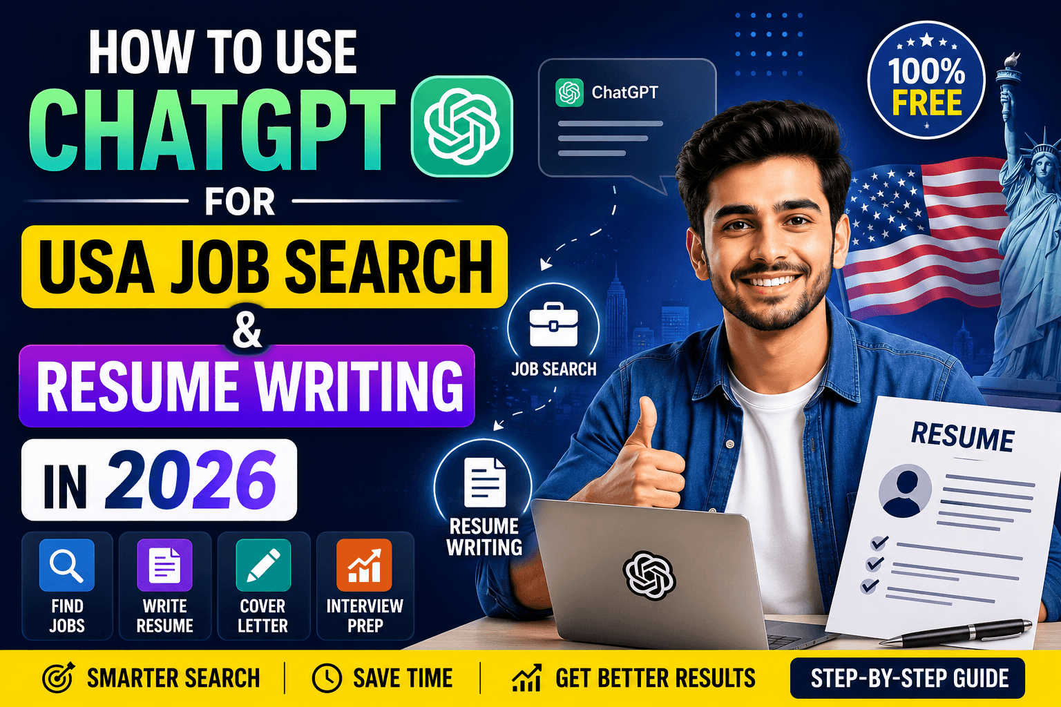 How to Use ChatGPT for USA Job Search & Resume Writing in 2026