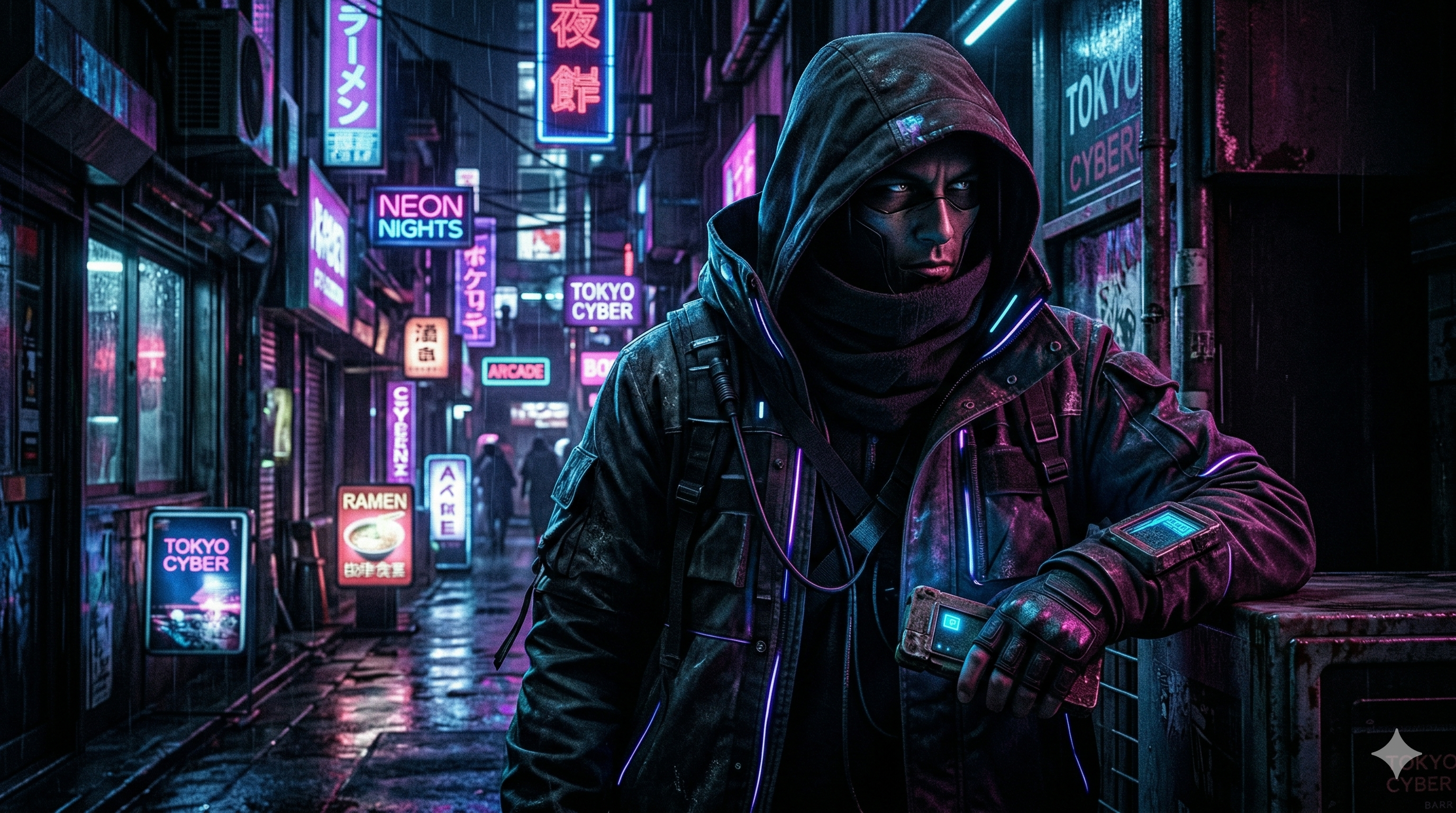 Dark Cyberpunk Portrait Prompt